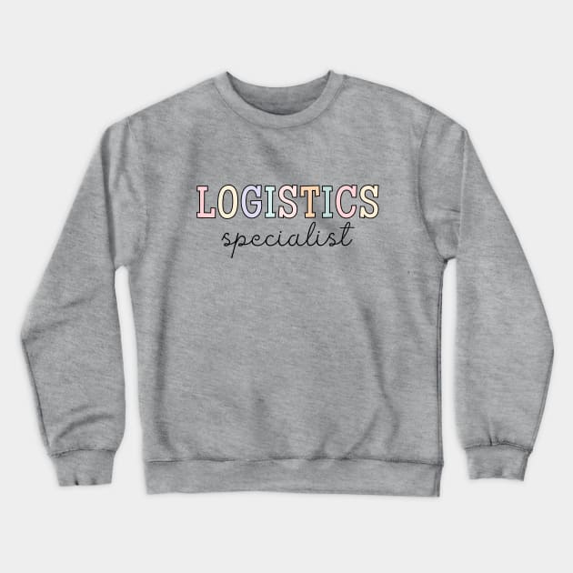 Logistics Specialist, Logistician Graduation Crewneck Sweatshirt by WaBastian